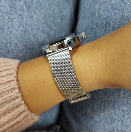 Smartwatch Garett Lady Naomi Pro RT srebrny z bransoletą 5904238480649