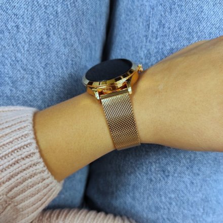 Smartwatch Garett Lady Naomi Pro RT złoty z bransoletą 5904238480656
