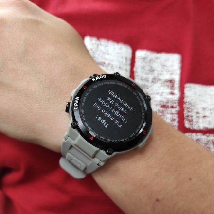Smartwatch Garett Sport Combat RT beżowy z paskiem 5904238480861
