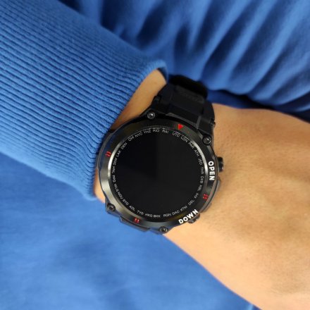 Smartwatch Garett Sport Combat RT czarny z paskiem 5904238480854