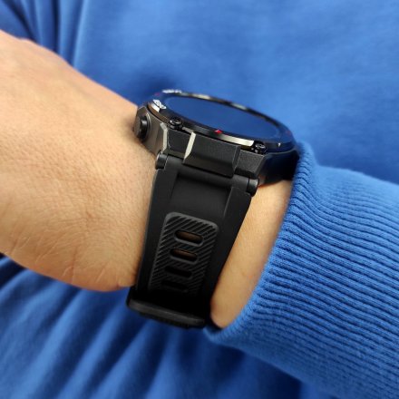 Smartwatch Garett Sport Combat RT czarny z paskiem 5904238480854