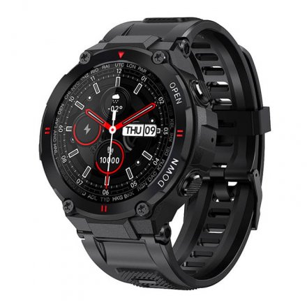 Smartwatch Garett Sport Combat RT czarny z paskiem 5904238480854