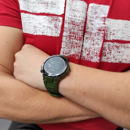 Smartwatch Garett Sport Combat RT zielony z paskiem 5904238480847