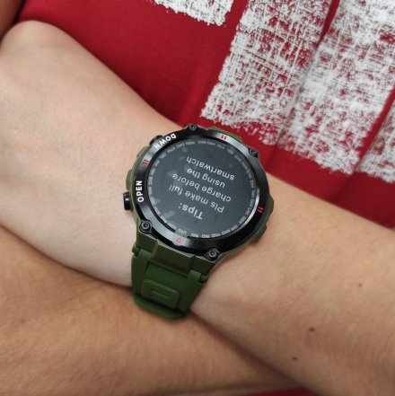 Smartwatch Garett Sport Combat RT zielony z paskiem 5904238480847