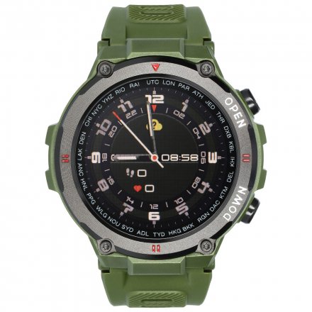 Smartwatch Garett Sport Combat RT zielony z paskiem 5904238480847