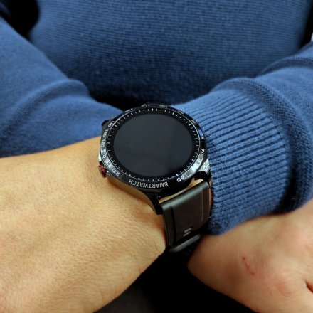 Smartwatch Garett Sport Factory RT czarny z paskiem 5904238480793