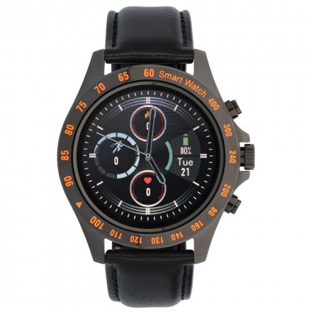 Smartwatch Garett V8 RT czarny z paskiem 5904238480670