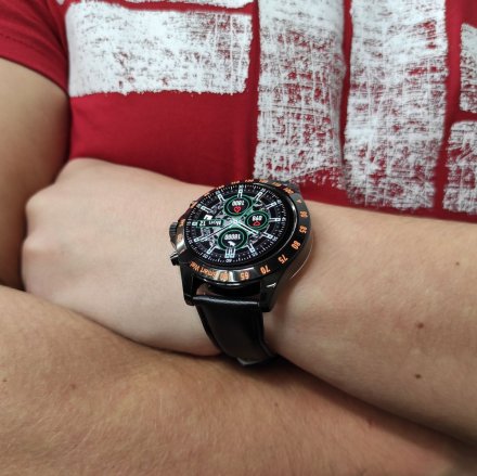 Smartwatch Garett V8 RT czarny z paskiem 5904238480670