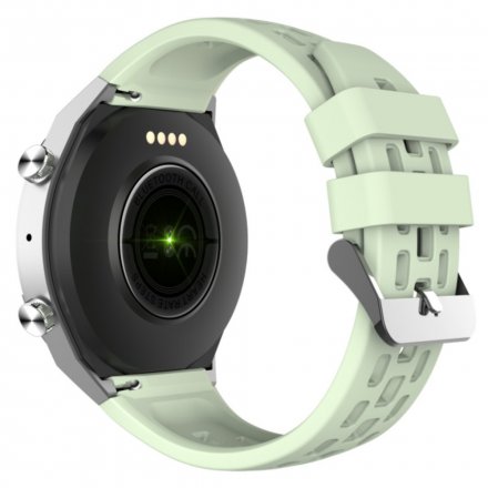 Srebrno-zielony smartwatch męski damski Rubicon RNCE68 SMARUB065