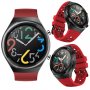 Czarno-czerwony smartwatch męski damski Rubicon RNCE68 SMARUB064