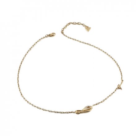 Złoty naszyjnik Guess nieskończoność GUESS ETERNAL LOVE UBN20077