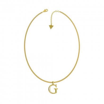 Złoty naszyjnik Guess wisiorek litera G GUESS UBN70078