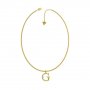 Złoty naszyjnik Guess wisiorek litera G GUESS UBN70078
