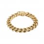 Złota bransoleta męska Guess łańcuch UMB70048-L