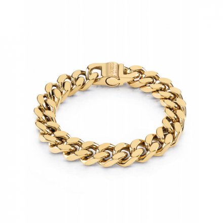 Złota bransoleta męska Guess łańcuch UMB70048-L