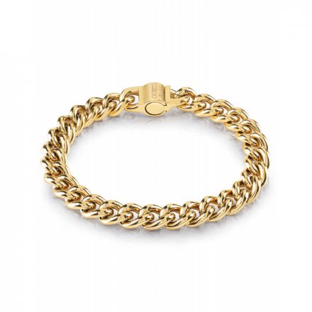 Złota bransoleta męska Guess łańcuch UMB70070-L