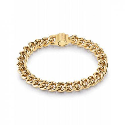 Złota bransoleta męska Guess łańcuch UMB70070-L