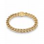 Złota bransoleta męska Guess łańcuch UMB70070-L
