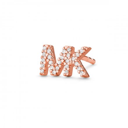 Różowozłote kolczyki MK Michael Kors z kryształami MKC1256AN791