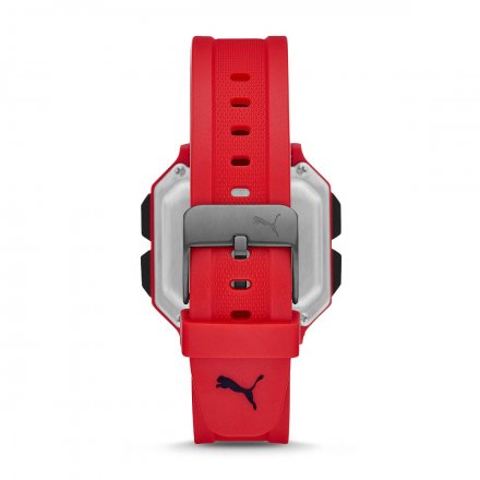 Czerwony zegarek sportowy Puma Remix z wyświetlaczem P5055