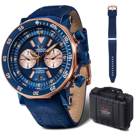 Zegarek Męski Vostok Europe Lunokhod-2 6S21-620E631 Chrono Line