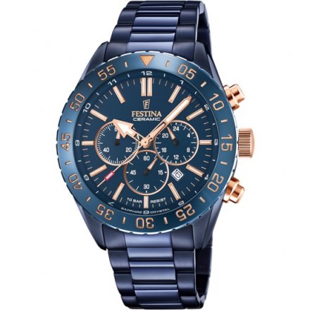 Zegarek Męski Festina F20576/1 Ceramic 20576 1