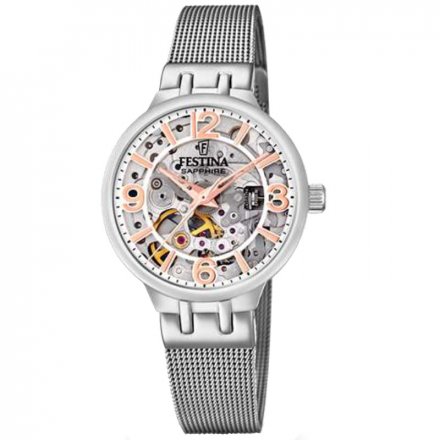 Zegarek Damski Festina F20579/1 Automatic Skeleton 20579 1