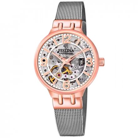 Zegarek Damski Festina F20581/1 Automatic Skeleton 20581 1