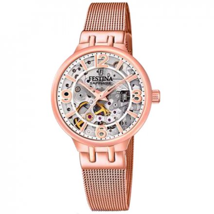 Zegarek Damski Festina F20581/2 Automatic Skeleton 20581 2