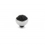 Element wymienny Meddy Melano Twisted TM74 Shiny 8 mm Srebrny Jet Black