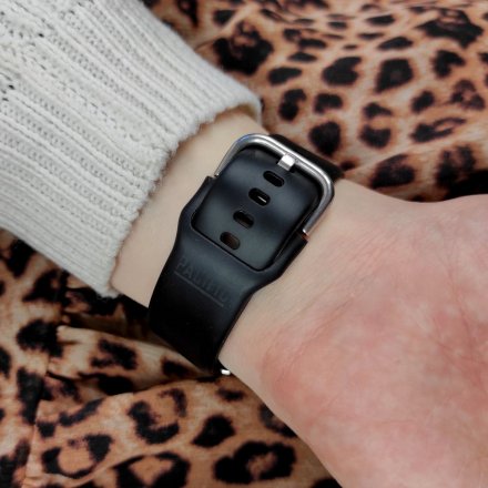 Smartwatch Pacific 24-6 Czarny z paskiem Ciśnienie Tlen Puls Kroki