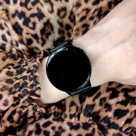 Smartwatch Pacific 24-6 Czarny z paskiem Ciśnienie Tlen Puls Kroki