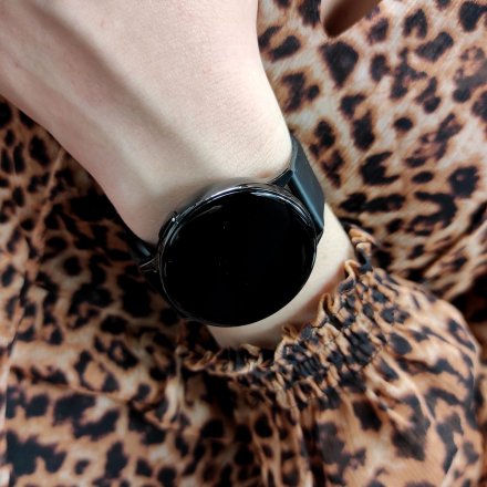 Smartwatch Pacific 24-6 Czarny z paskiem Ciśnienie Tlen Puls Kroki