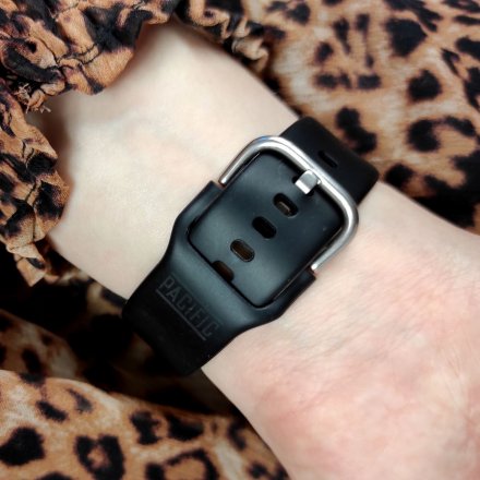 Smartwatch Pacific 24-6 Czarny z paskiem Ciśnienie Tlen Puls Kroki
