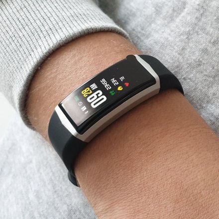 Smartwatch Pacific 11-1 Czarna Opaska Puls Kroki