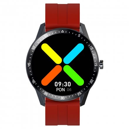 Czarny smartwatch G.Rossi SW018-4 z paskiem