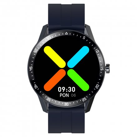 Czarny smartwatch G.Rossi SW018-5 z paskiem
