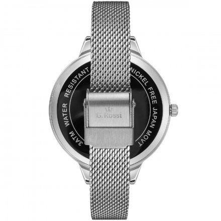 Zegarek damski G.Rossi srebrny z bransoletką G.R10296B-3C6