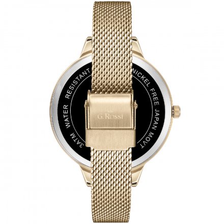 Zegarek damski G.Rossi złoty z bransoletką G.R10296B-3D1