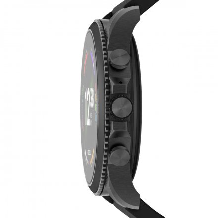 Smartwatch Fossil 6 GEN z czarnym paskiem silikonowym FTW4061