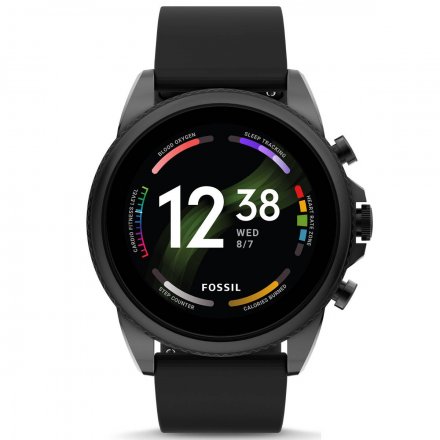 Smartwatch Fossil 6 GEN z czarnym paskiem silikonowym FTW4061