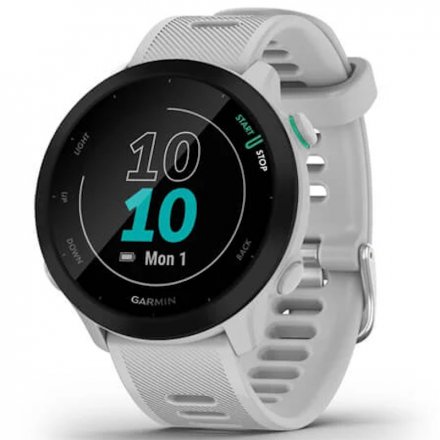 GARMIN Forerunner 55 Biały zegarek do biegania 010-02562-11