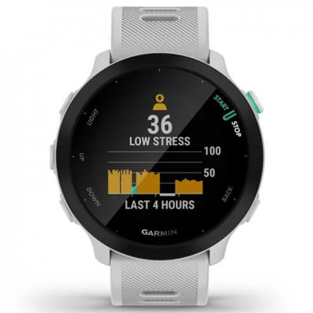 GARMIN Forerunner 55 Biały zegarek do biegania 010-02562-11