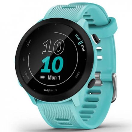 GARMIN Forerunner 55 Turkusowy zegarek do biegania 010-02562-12