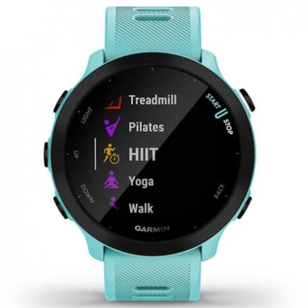 GARMIN Forerunner 55 Turkusowy zegarek do biegania 010-02562-12