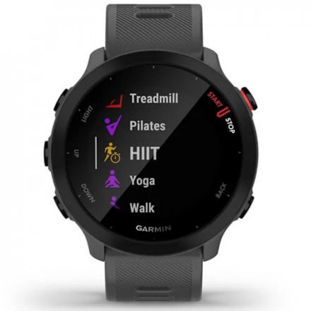 GARMIN Forerunner 55 Grafitowy zegarek do biegania 010-02562-13