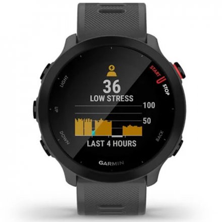 GARMIN Forerunner 55 Grafitowy zegarek do biegania 010-02562-13