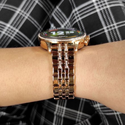 Smartwatch Fossil 6 GEN z bransoletką rose gold FTW6077