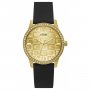 Złoty zegarek Damski Guess Check G Logo GW0355L1 