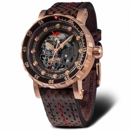 Zegarek Vostok Europe ENGINE Skeleton NH72-571B648
